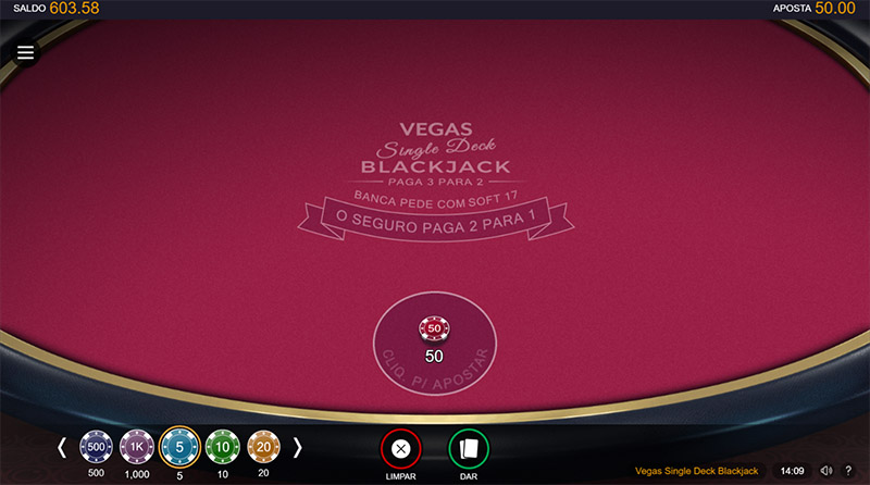 Vegas Single Deck Blackjack