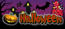 One of the most played online games in the world, Halloween is a classic slot machine with two independent jackpots. Pumpkins, witches, monsters and the amazing Red Devil bonus bring to a terrifyingly fun adventure!<br/>
Accumulate lots of prizes and enjoy your chances to win. Put on your costume and come have fun this Halloween full of amazing prizes!<br/>
<br/>
Have a lot of fun and multiply your winnings!